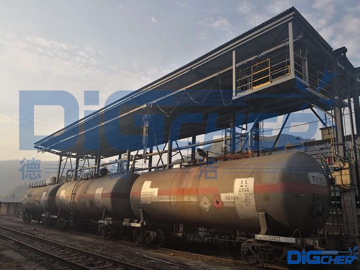 鐵路罐車高壓水自動化洗罐站